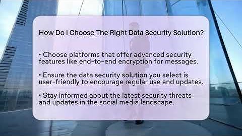 How Do I Choose The Right Data Security Solution? - Everyday-Networking