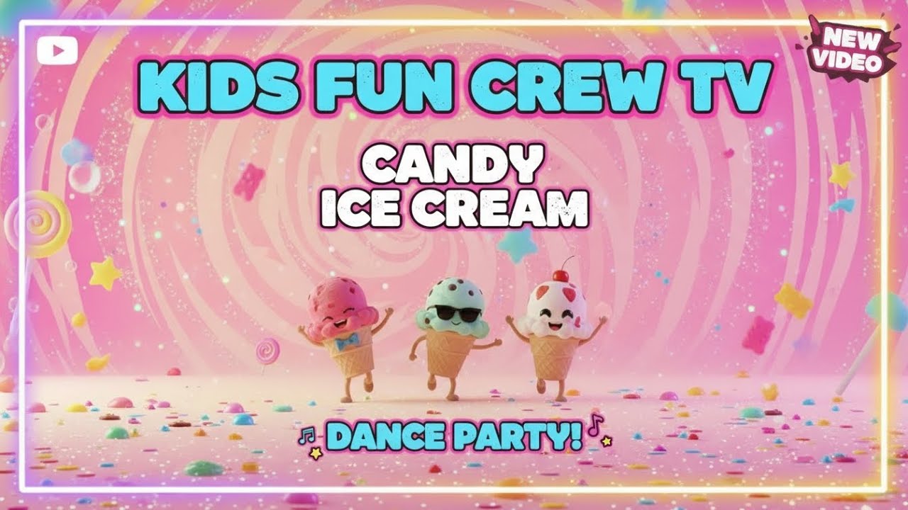 🍭 Sweet Treats Adventure:The Ice Cream Friends Dance! 