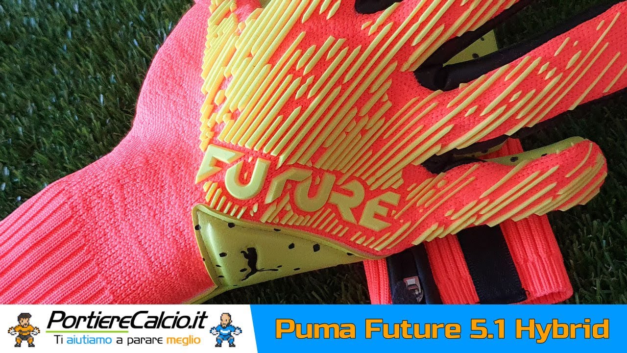 Puma Guanti Da Portiere Future Z Grip 1 Hybrid - Viola - Taglio Ibrido Con Lattice 4mm