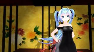 Mmd 千本桜 Tda式append 黒ワンピース 初音ミク Fhd 1080p Youtube