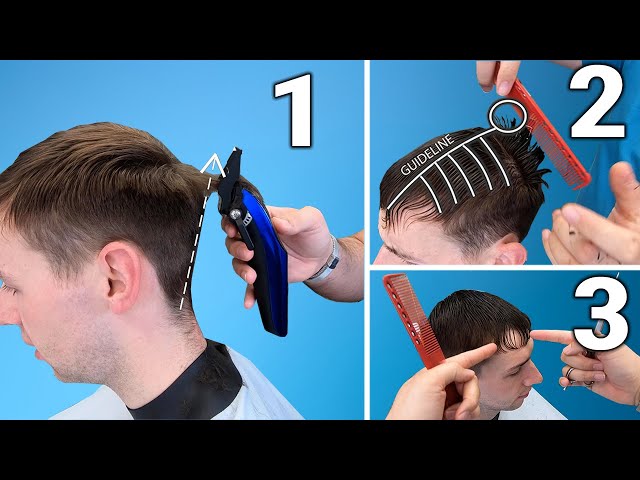 Basic Mens Haircut | Step by Step Guide - YouTube