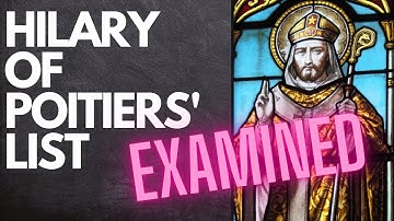 Did Hilary Restrict the OT to Twenty-two Books?