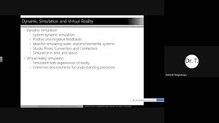 Hydrologic simulation models & virtual reality applications for floods, Day 4, Session 1, 16/06/2022