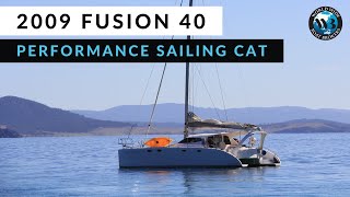 Fusion 40 Performance Sailing Cat Video