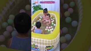 Inflatable Baby Pool: Kids Can Enjoy Splash Time Anytime With This Easy Setup Pool #Baby