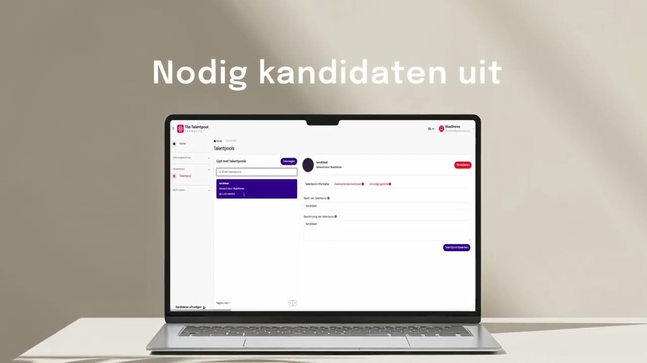 The Talentpool Community video voor bedrijven