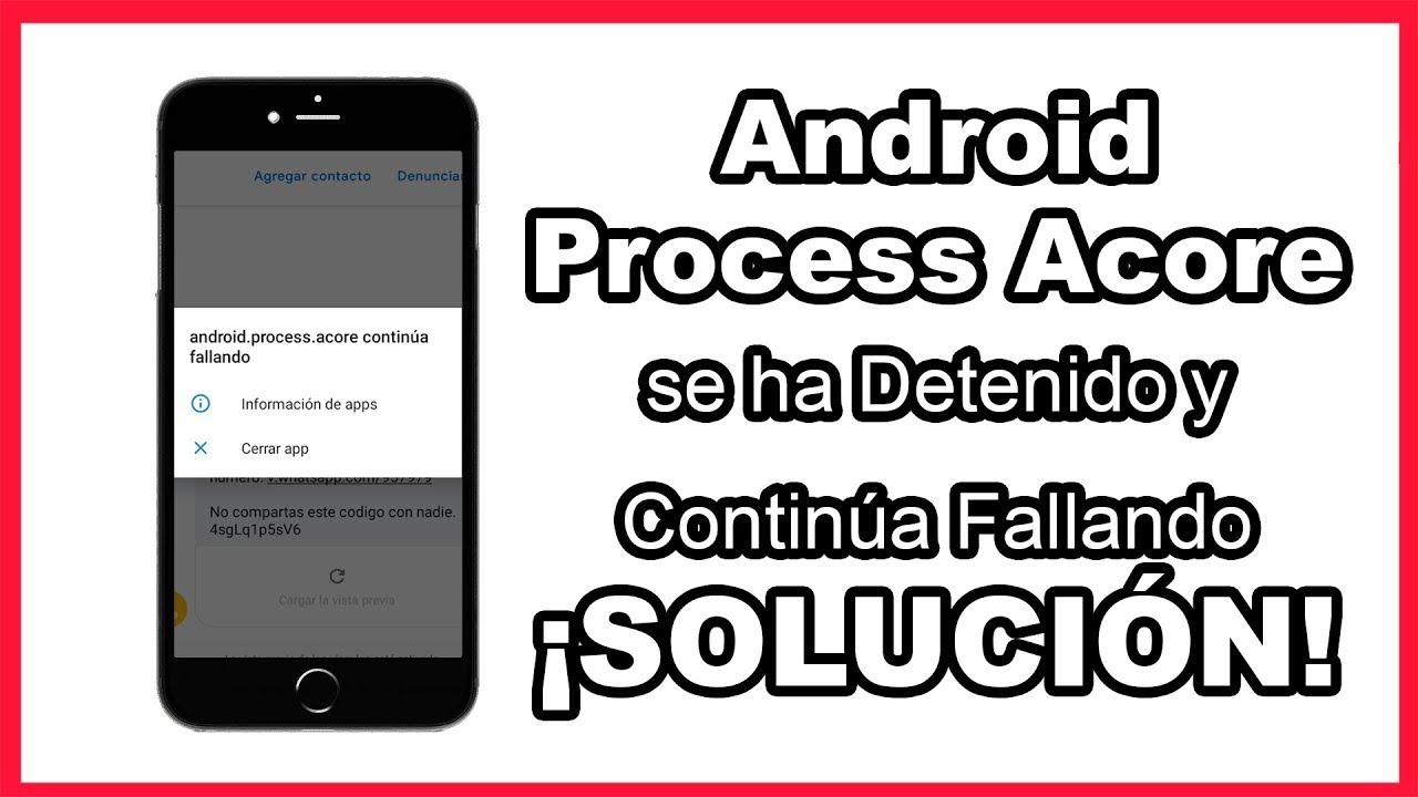 Der Prozess Android Process Acore Wurde Beendet www.youtube.com