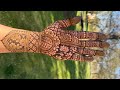 طرح حنا روی دست عروس برای نیمه صورت ۲۰۲۶ آموزش زیبای مهندی و آسان ویدیوی کامل ۱۰ دقیقه ای