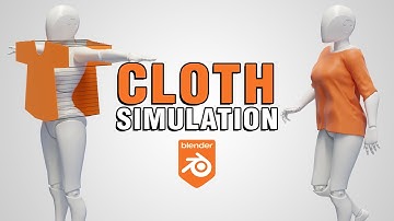 Blender realistic Shirt CLOTH SIMULATION Tutorial!