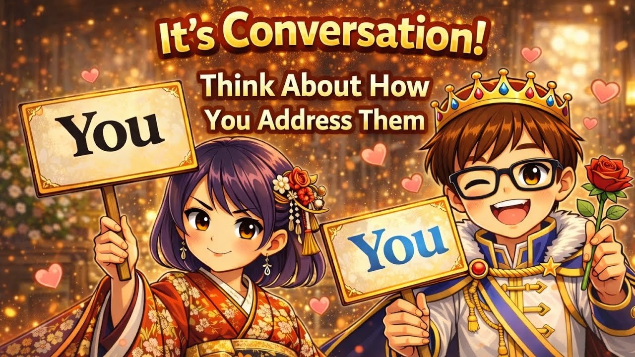 It’s Conversation! Think About “How You Address People” — Distance Is Decided by Pronouns