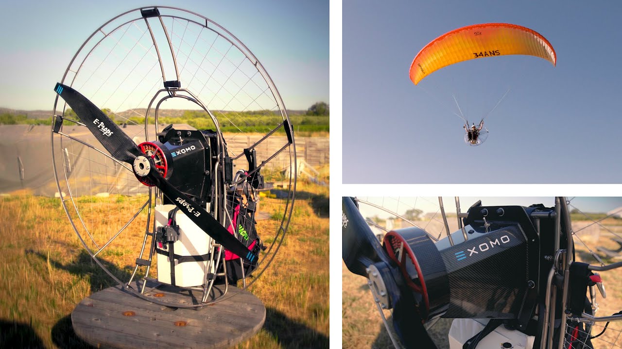 15kW D'ÉLECTRONIQUE DE PUISSANCE ! - Paramoteur électrique EXOMO