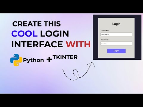 Python Tkinter Modern Login UI Tutorial – Easy for Beginners! | 2024