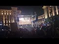 Лидерите на ПП-ДБ пеят протестни песни с демонстрантите