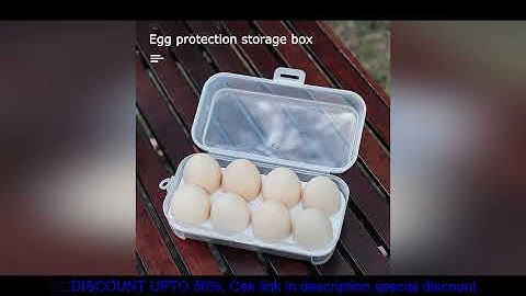 3/4/8 Grids Eggs Box Case Shockproof Egg Holder Kitchen Container Case Transparent Organizer for Out