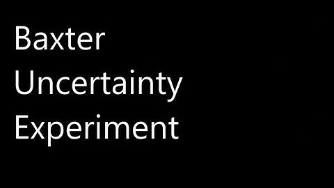 Baxter Uncertainty Measurement on Grasping