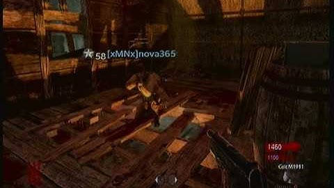 COD:WAW The new zombie map - Shi No Numa - Die zombie bitches part 1/4