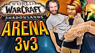 Asmongold CARRIED By Mcconnell's ONE SHOT in FIRST Rated Arenas | Shadowlands PvP screenshot 5
