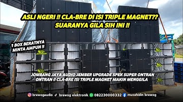 JOMBANG JAYA AMMUNITION IS GETTING CRAZY!! CLA-BRE IS FILLED WITH TRIPLE MAGNETS, THE SOUND WILL ...