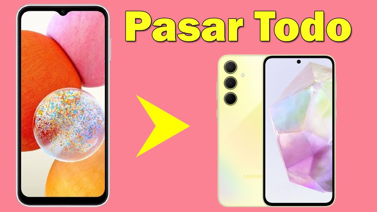 Como pasar todo de un Samsung a otro Samsung - YouTube