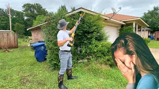 She NEEDED HELP after a TORNADO hit her HOUSE