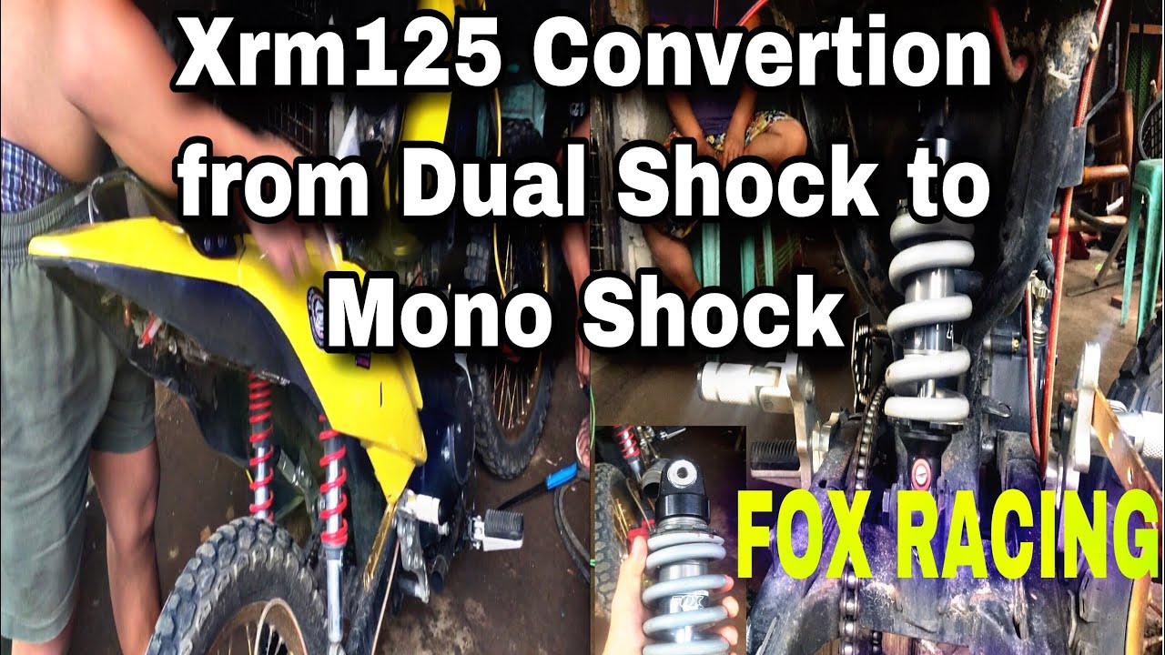 Installing FOX Racing Mono Shock on Modified XRM 125 Motocross | Trailbike