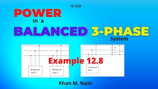 (English)ENA  Example 12.8 ||  Power in a Balanced Three Phase System