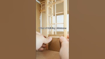 1 year of building miniatures ✨ #miniature #dollhouse #diy