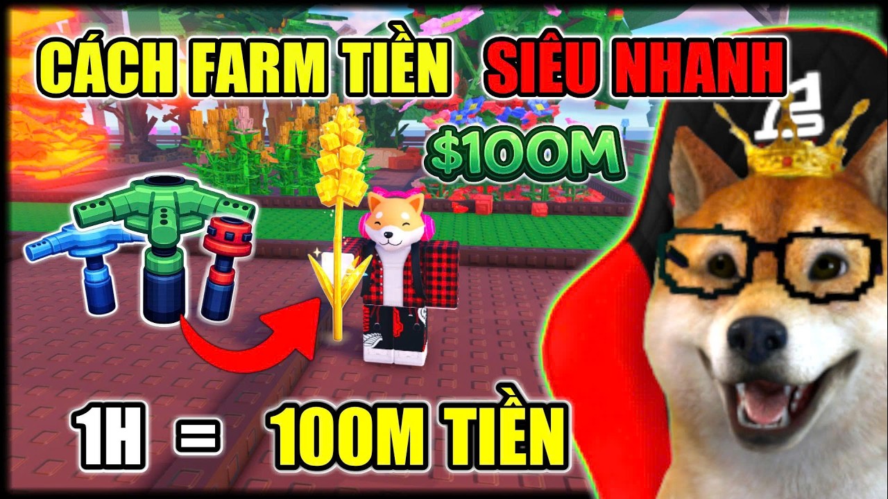 Cách FARM Tiền SIÊU NHANH Trong Garden Horizons - Mẹo Giúp Bạn Kiếm 100M Trong 1H | Roblox