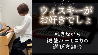 鍵盤ハーモニカの選び方】ウイスキーがお好きでしょ を吹きながら