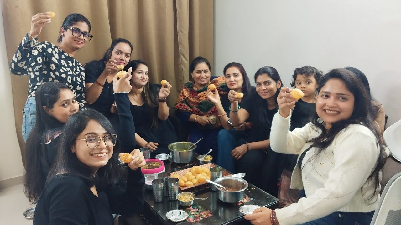 Aaj Ghar Me Hui Golgappa Party 🎉🥳#vlog#trending #@Poojavlogs0713 