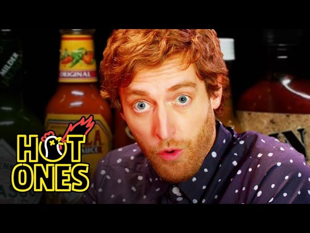 Thomas Middleditch Does Improv While Eating Spicy Wings | Hot Ones | First We Feast