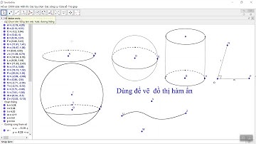 Hướng dẫn dùng tool Geogebra vẽ nhanh các hình cơ bản