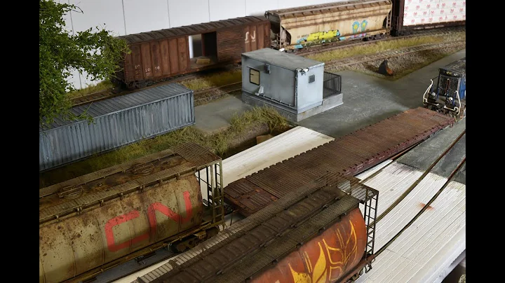 Modeling The HO Scale Yard Office Final | River Road - Vlog #78