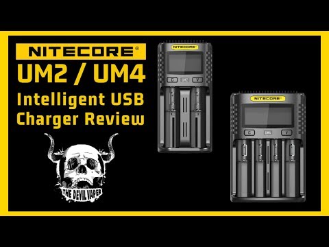 NiteCore UM4 Φορτιστής 4 Μπαταριών Li-ion/Ni-Cd/Ni-MH Μεγέθους AA/AAA/D/18650