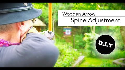 Wooden Arrow Spine Adjustment // SURLOOKMEDIA