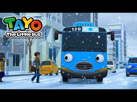 انزلق تايو على الطريق الزلق! ❄️😱 مغامرات تايو وأصدقائه 🚌 تعليم ومرح للأطفال