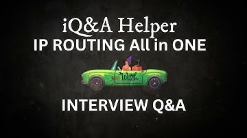IP ROUTING/Static & Dynamic routing protocols/Interview questions and answers about IP routing//ccna