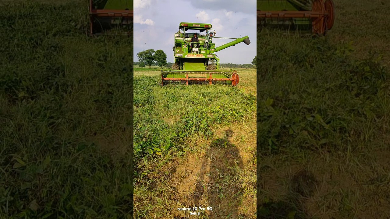 "Best Harvester Cutting Video 🚜 | Farming Life 2025"