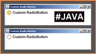 Java - How To Create a Custom RadioButton In Java Swing Using Graphics [ With Source Code ]
