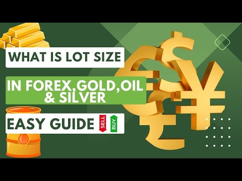 What is Lot Size in Forex, Gold & Silver