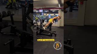 Dual 45° hip extension. AL Thaynara  #treinadorjuniorsansil
