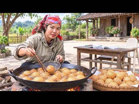 Making Sweet Fried Cakes with Nhi — The Whole Family Loves Them