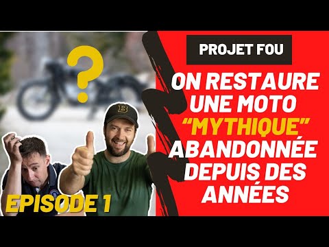 Défi fou : Réparer cette moto abandonnée ! EP.1.