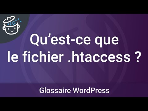 Vidéo: A quoi sert le fichier .htaccess ?