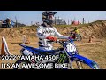 2022 monster energy edition yamaha yz450 f test ride