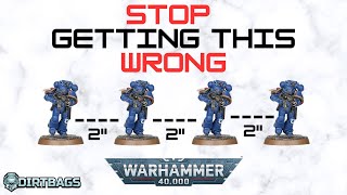40k Unit Coherency Rules | Competitive Leviathan | Warhammer 40k 10th edition rules