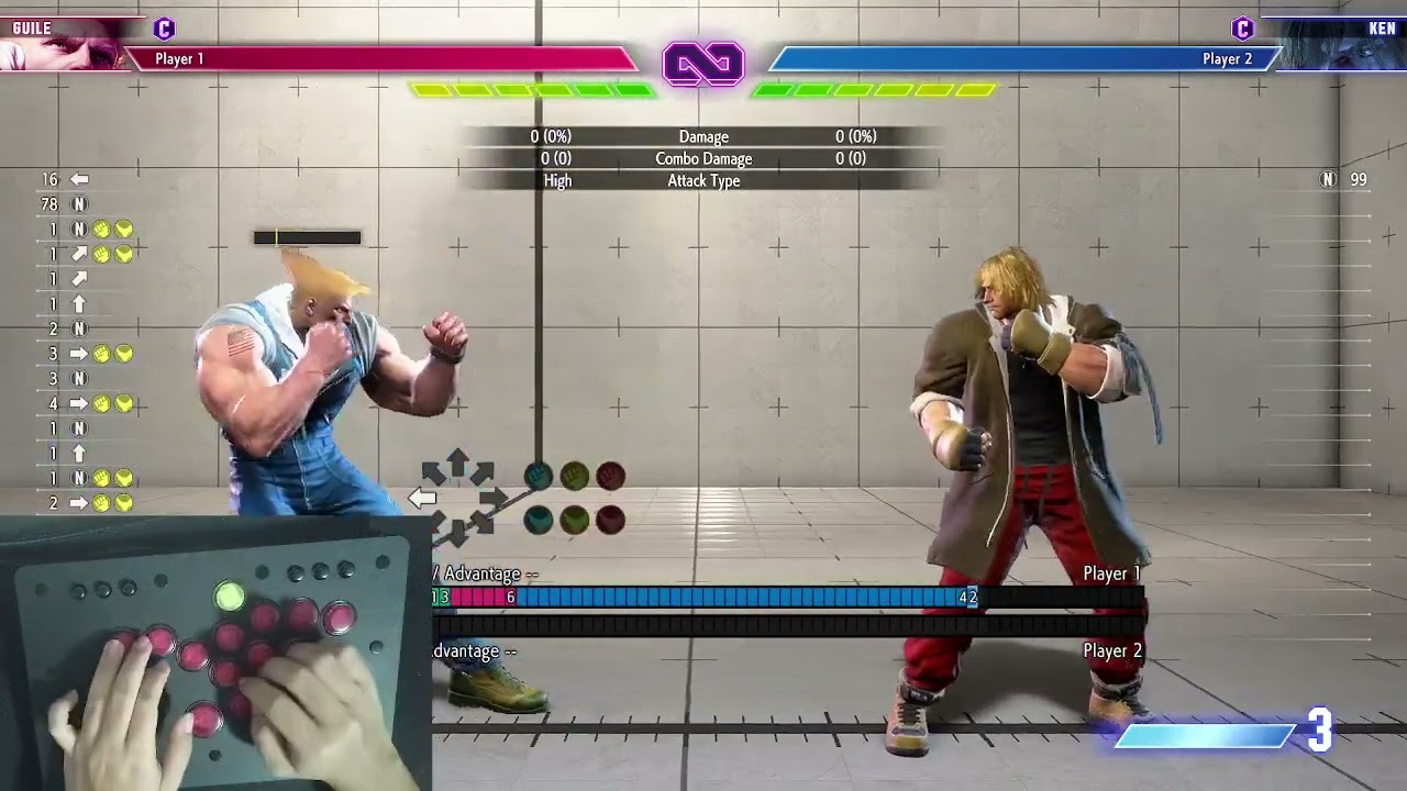 Guile Drive rush for sonic , flahkick ,sa1....sa3 (leverless)