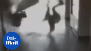 Person falls through a skylight at Phoenix Middle School - Daily Mail