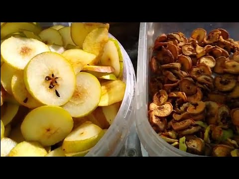 Как высушить груши и яблоки в домашних условиях