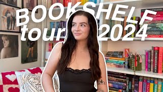 ASMR bookshelf tour 2024 ⊹ ࣪ ˖⟡